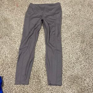 Purplish brown leggings